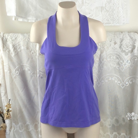 Lululemon Purple Mesh Racerback Tank Top - Picture 1 of 6